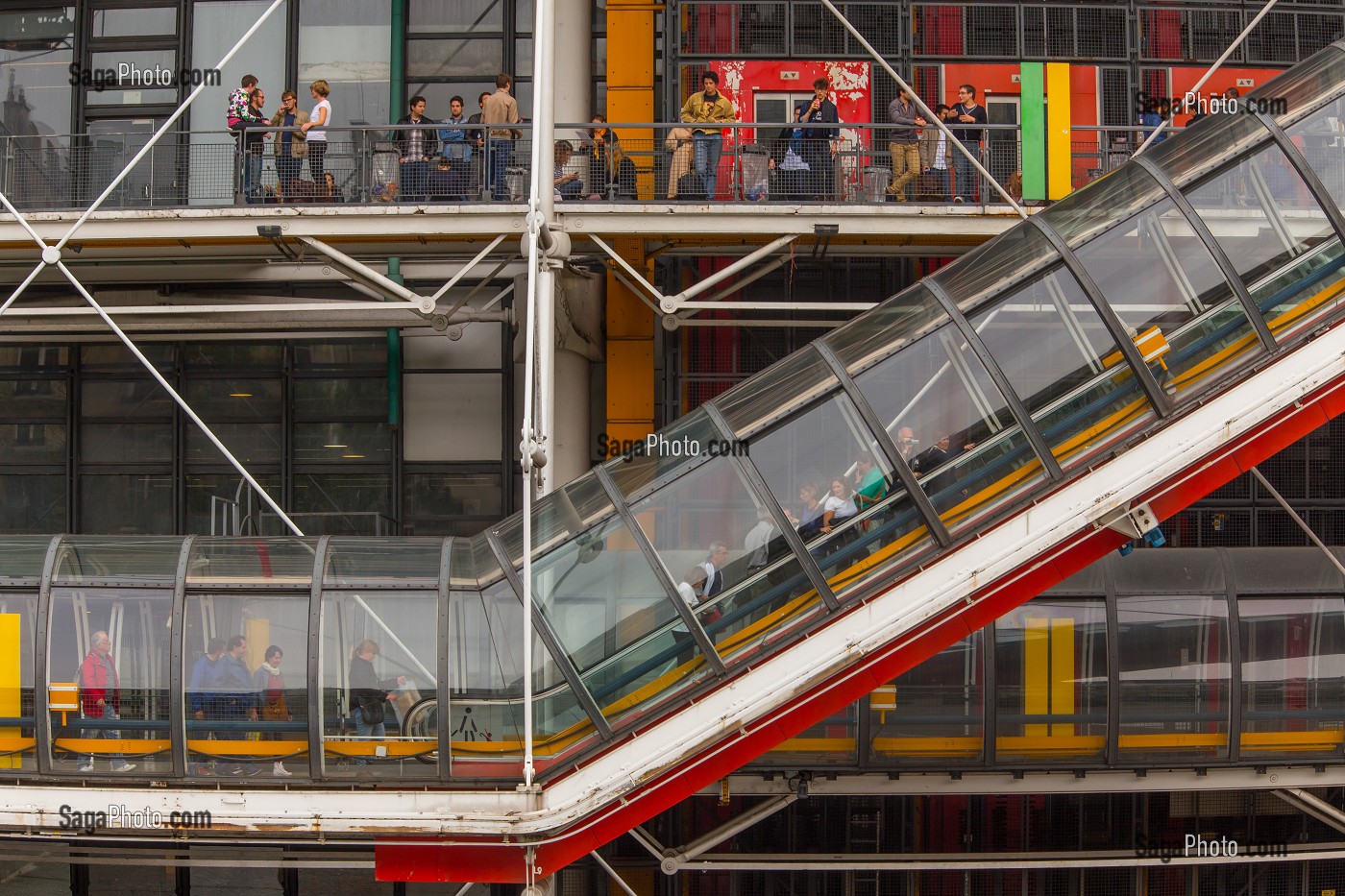 CENTRE GEORGES POMPIDOU (CNAC), APPELE AUSSI CENTRE BEAUBOURG OU CENTRE POMPIDOU, PARIS (75), ILE-DE-FRANCE, FRANCE 