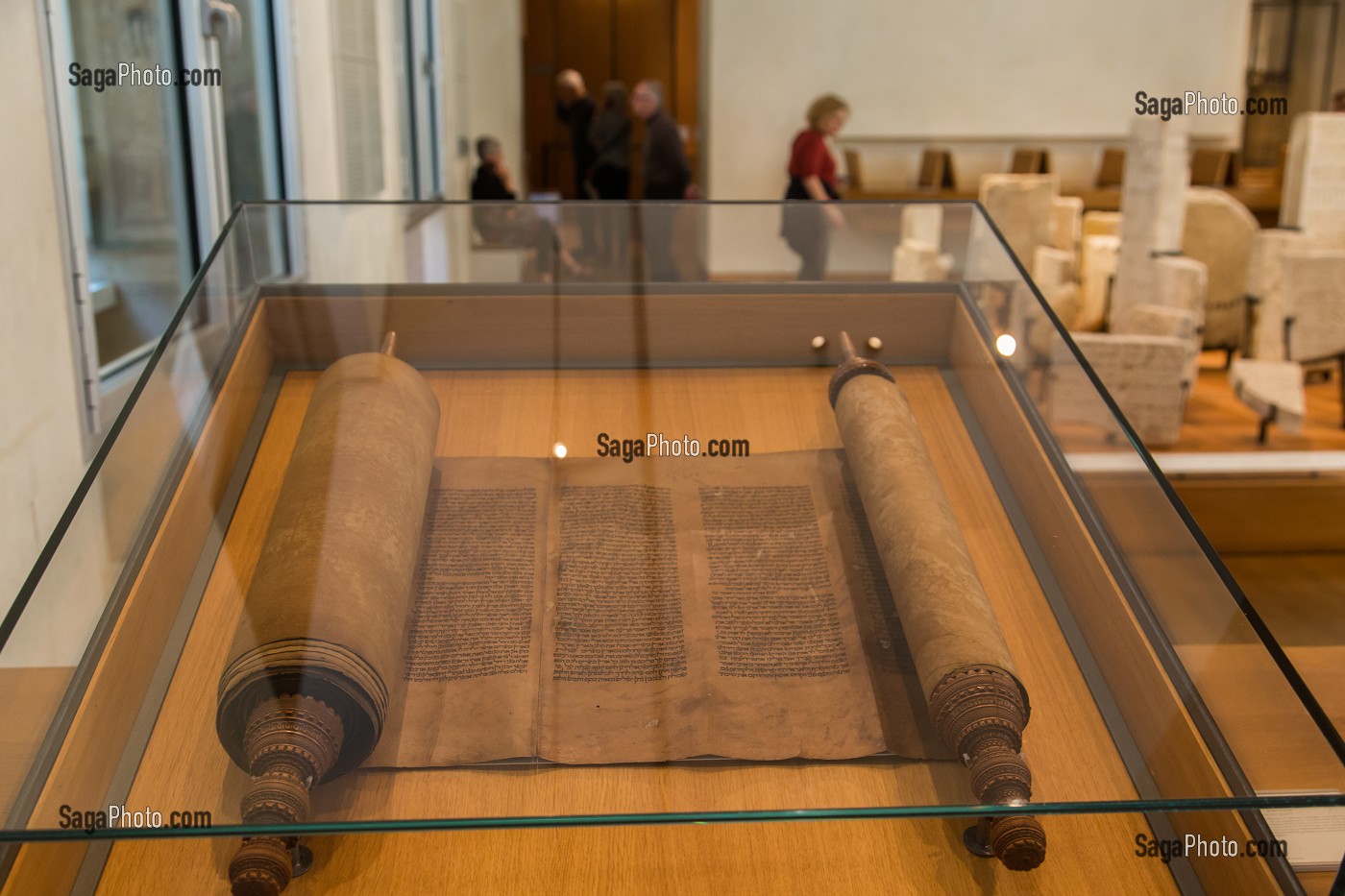 TORAH, MUSEE D'ART ET D'HISTOIRE DU JUDAISME INSTALLE DANS L'HOTEL DE SAINT-AIGNAN, 3EME ARRONDISSEMENT, PARIS (75), ILE-DE-FRANCE, FRANCE 