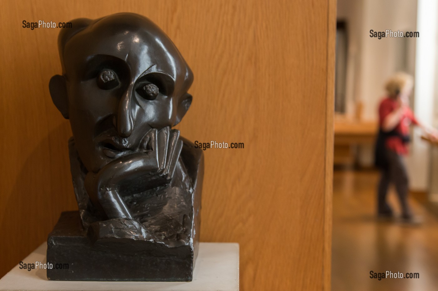LE PEINTRE JUIF DE CHANA ORLOFF, 1920, MUSEE D'ART ET D'HISTOIRE DU JUDAISME INSTALLE DANS L'HOTEL DE SAINT-AIGNAN, 3EME ARRONDISSEMENT, PARIS (75), ILE-DE-FRANCE, FRANCE 