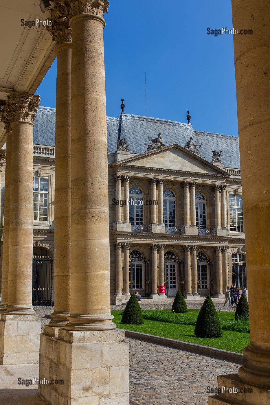 L'HOTEL DE SOUBISE EST LE SIEGE DES ARCHIVES NATIONALES, 3EME ARRONDISSEMENT, PARIS (75), ILE-DE-FRANCE, FRANCE 
