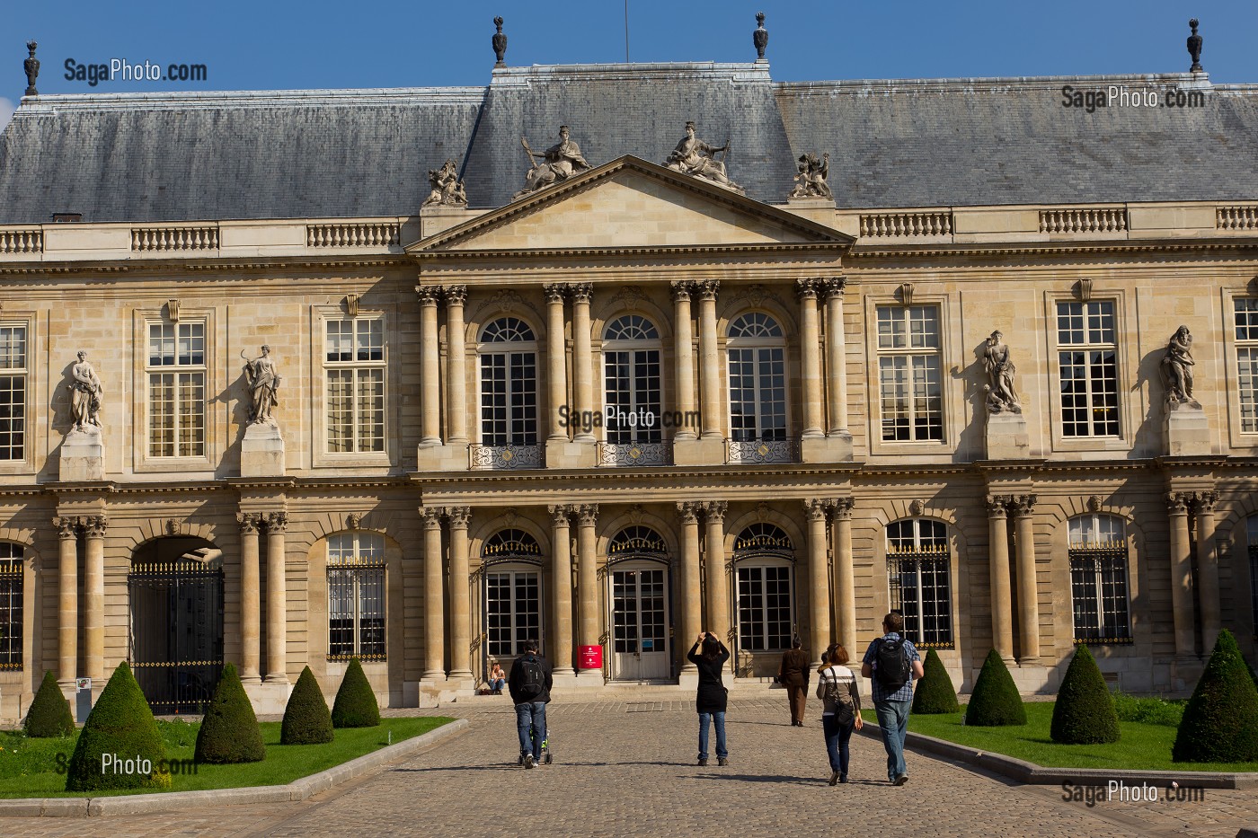 L'HOTEL DE SOUBISE EST LE SIEGE DES ARCHIVES NATIONALES, 3EME ARRONDISSEMENT, PARIS (75), ILE-DE-FRANCE, FRANCE 