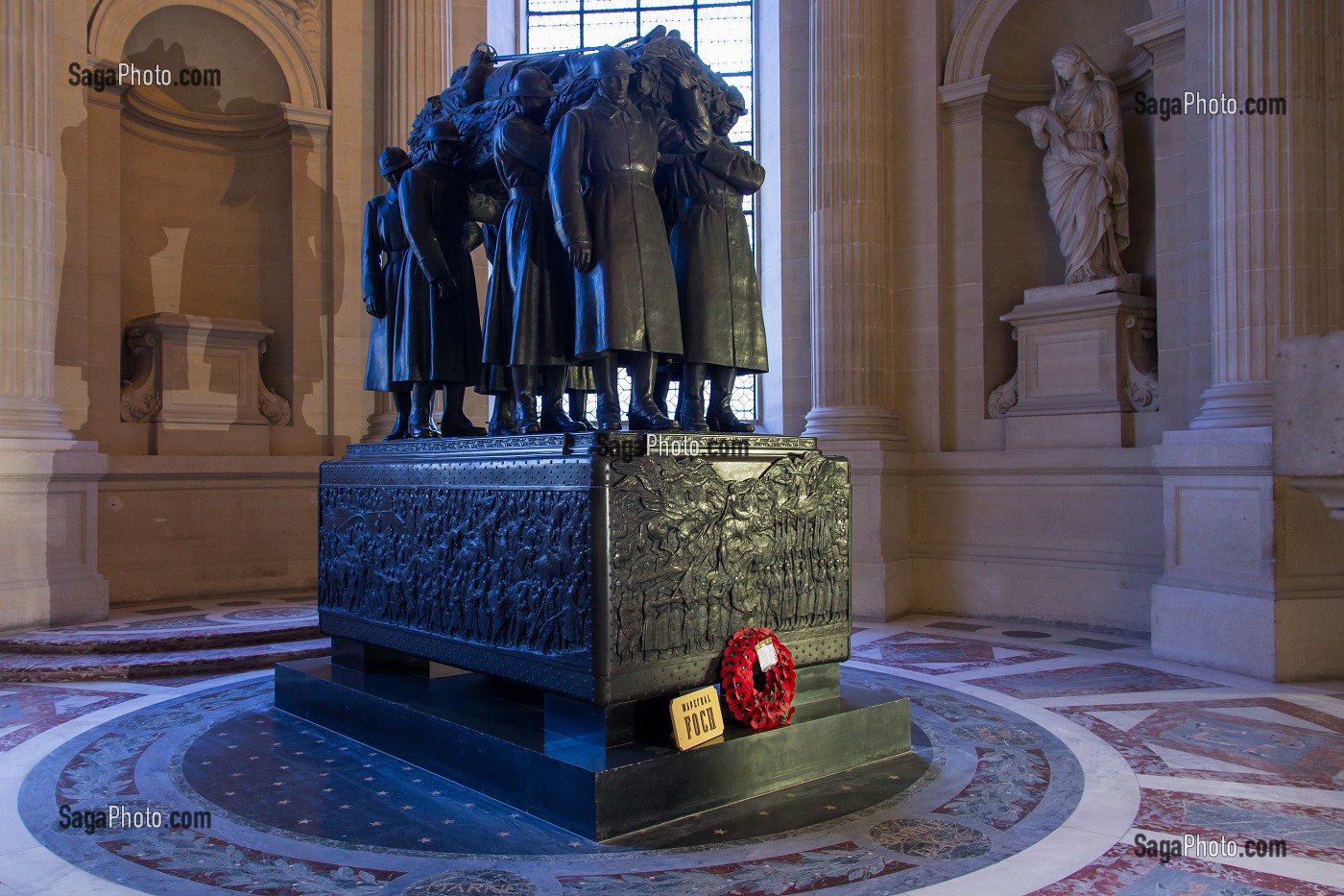 HOTEL NATIONAL DES INVALIDES, FONDE PAR LOUIS XIV EN 1670 POUR ACCUEILLIR LES SOLDATS INVALIDES, PARIS (75), ILE-DE-FRANCE, FRANCE 