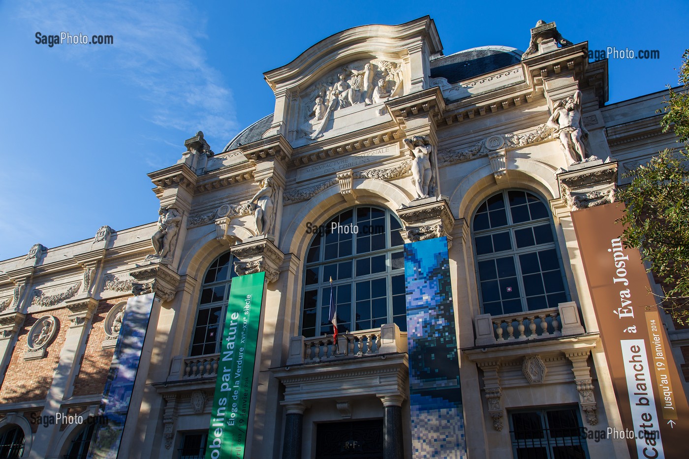 LA MANUFACTURE DES GOBELINS CREE DE TAPISSERIES DEPUIS LE 17 EME SIECLE ET EST RATTACHEE A L'ADMINISTRATION DU MOBILIER NATIONAL, 13 EME ARRONDISSEMENT, PARIS (75), ILE-DE-FRANCE, FRANCE 