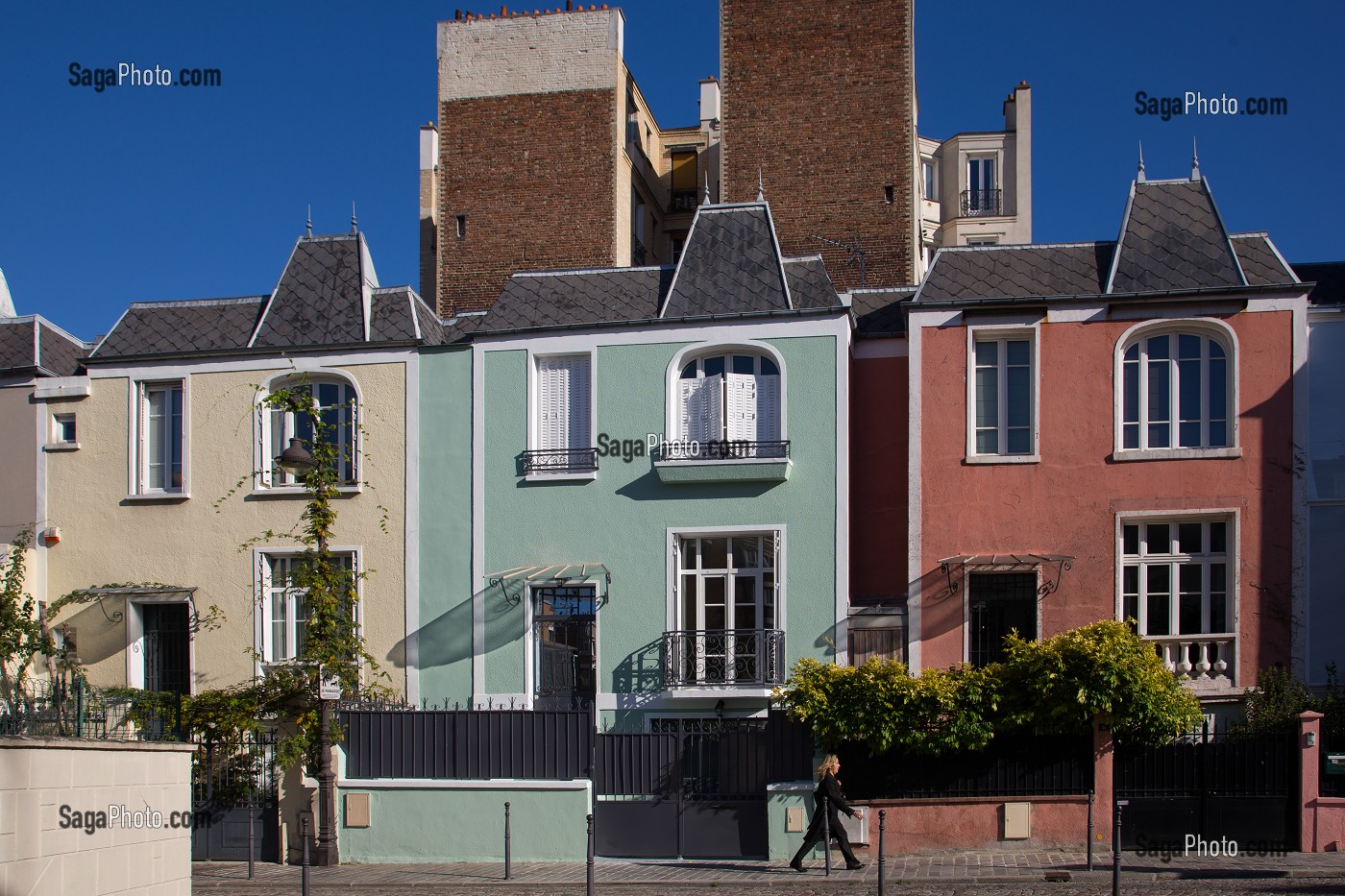 RUE DIEULAFOY, SITUEE DANS LE QUARTIER DE LA MAISON BLANCHE, QUARTIER PAVILLONNAIRE, 13 EME ARRONDISSEMENT, PARIS (75), ILE-DE-FRANCE, FRANCE 