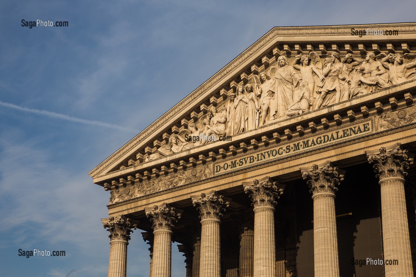 EGLISE DE LA MADELEINE DE STYLE ARCHITECTURAL NEO-CLASSIQUE, PLACE DE LA MADELEINE, PARIS (75), ILE-DE-FRANCE, FRANCE 