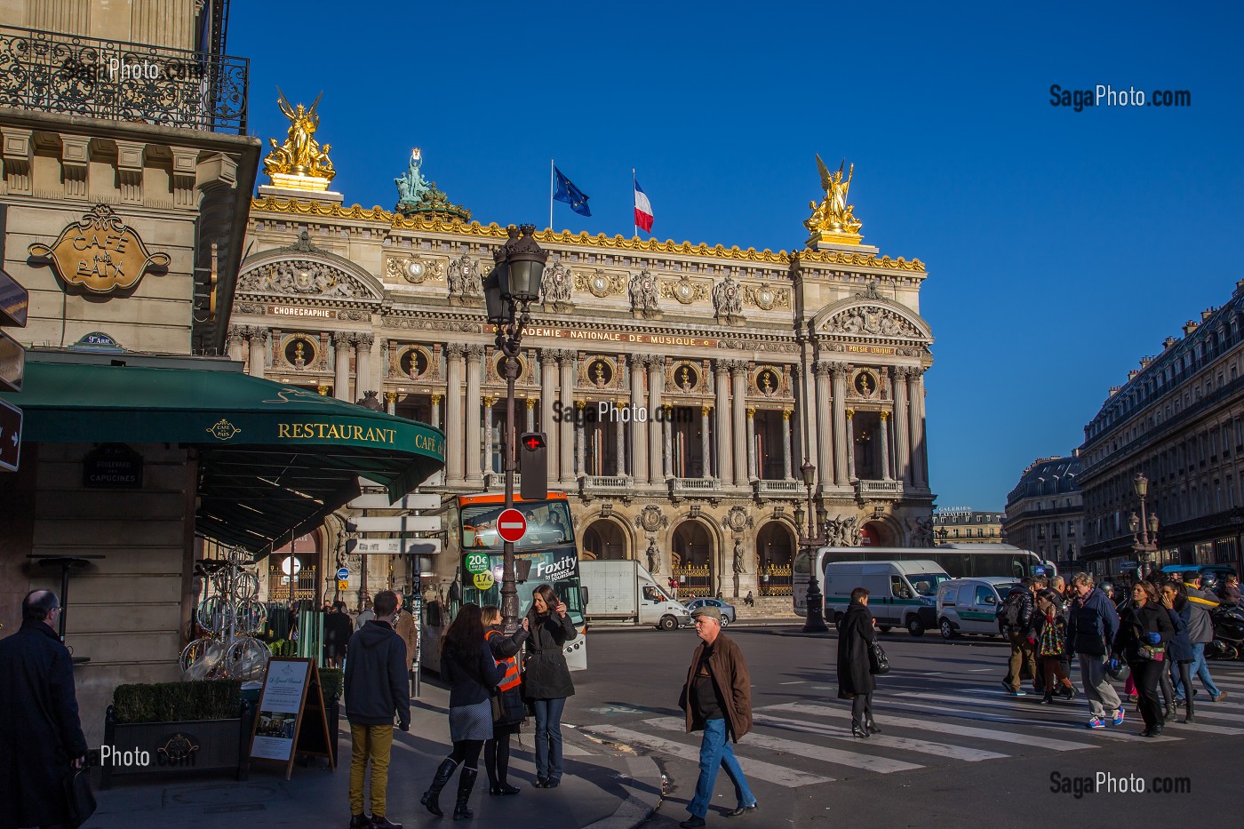 OPERA DE PARIS, OU PALAIS GARNIER, PLACE DE L'OPERA, 9 EME ARRONDISSEMENT, PARIS (75), ILE-DE-FRANCE, FRANCE 