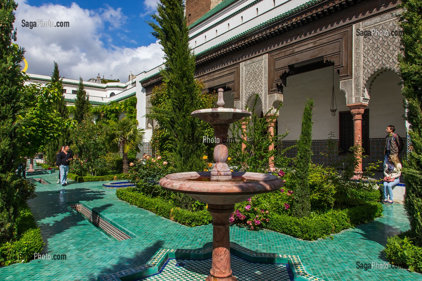 JARDIN DE LA GRANDE MOSQUEE DE PARIS 