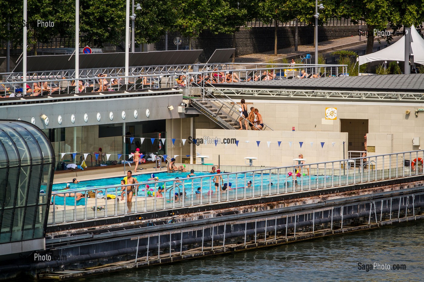 PISCINE JOSEPHINE BAKER, PORT DE LA GARE, QUAI FRANCOIS MAURIAC, 13 EME ARRONDISSEMENT, PARIS (75), ILE-DE-FRANCE 