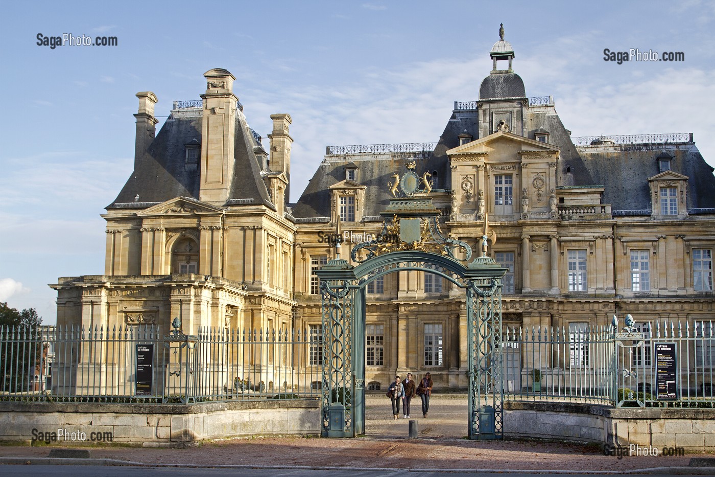 CHATEAU DE MAISONS-LAFFITTE, EDIFICE BATI AU 17 EME SIECLE PAR FRANCOIS MANSART DANS UN STYLE CLASSIQUE, MAISONS-LAFFITTE, YVELINES (78), FRANCE 