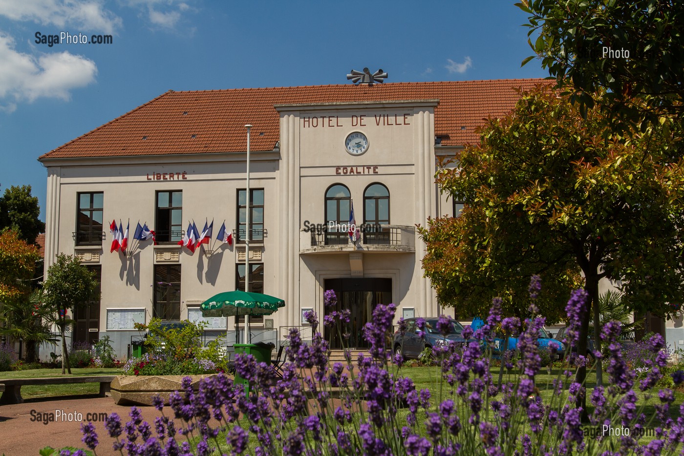 HOTEL DE VILLE, MONTESSON, YVELINES (78), ILE-DE-FRANCE, FRANCE 