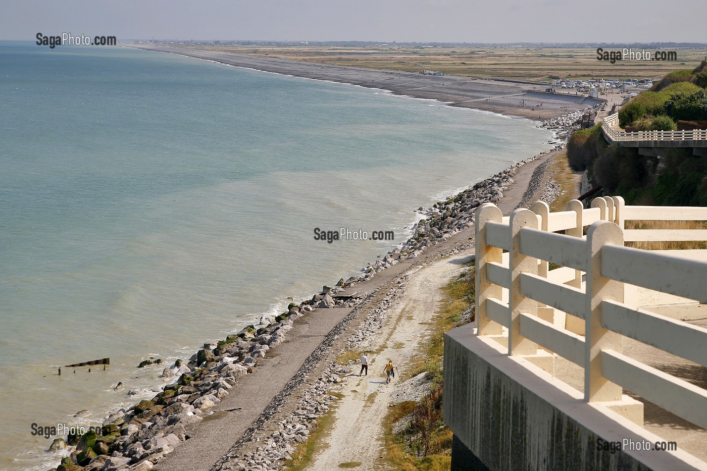 VUE SUR LA BAIE, AULT, SOMME (80), PICARDIE, FRANCE 