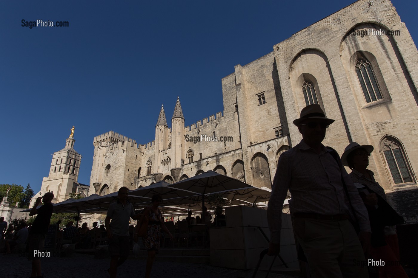 PALAIS DES PAPES, VILLE D'AVIGNON APPELEE CITE DES PAPES, VAUCLUSE (84), FRANCE 