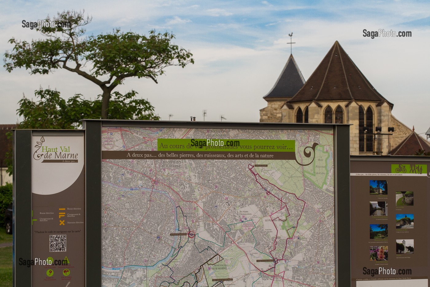 EGLISE SAINT PIERRE, CHENNEVIERES SUR MARNE, VAL-DE-MARNE (94), ILE-DE-FRANCE, FRANCE 