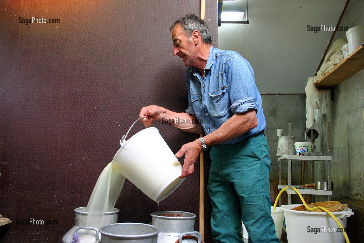 FABRICATION DU FROMAGE BEAUFORT D'ALPAGE, BEAUFORTIN 