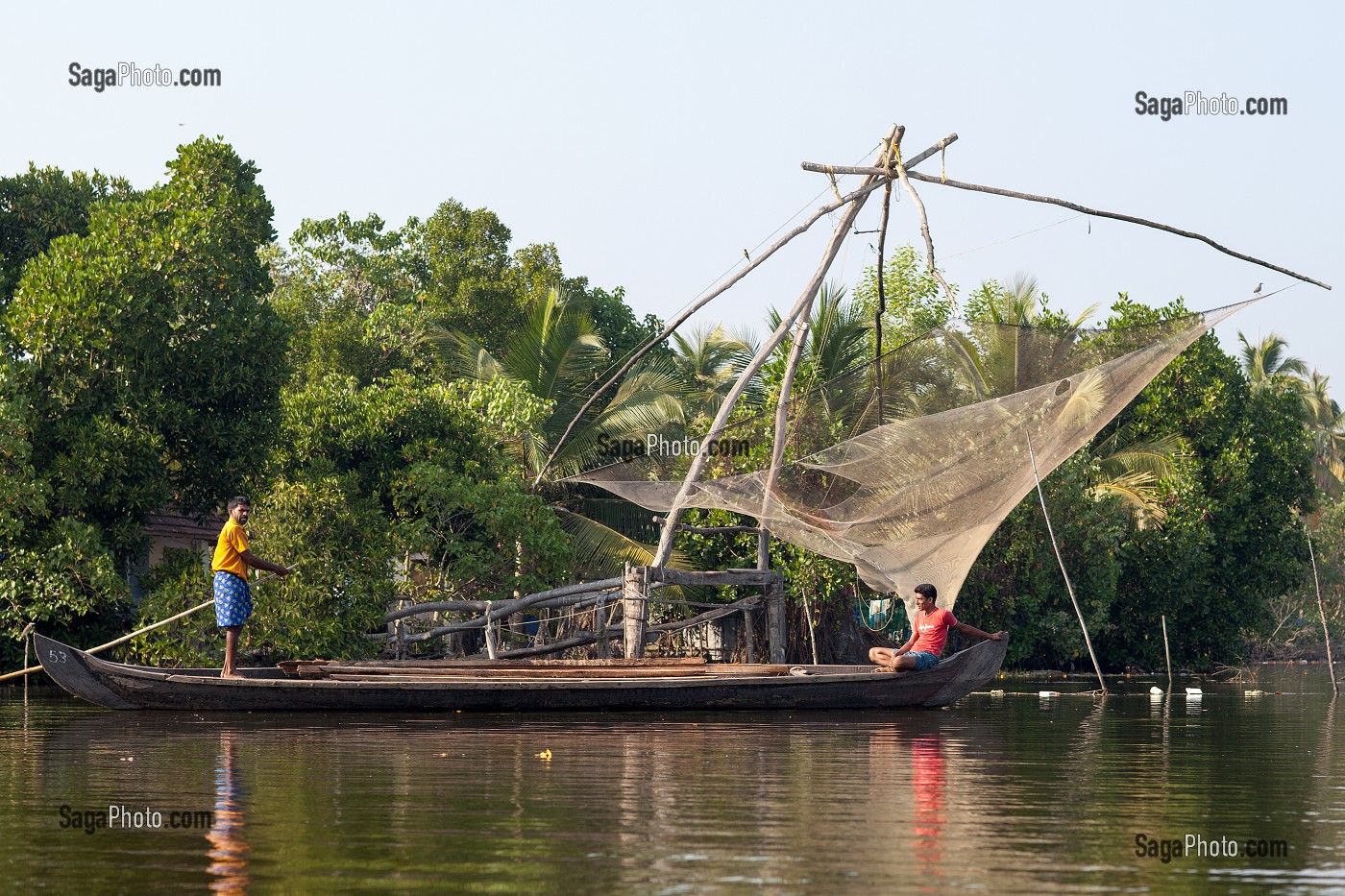 ILLUSTRATION SUR LE KERALA, EN INDE DU SUD, INDE, ASIE 