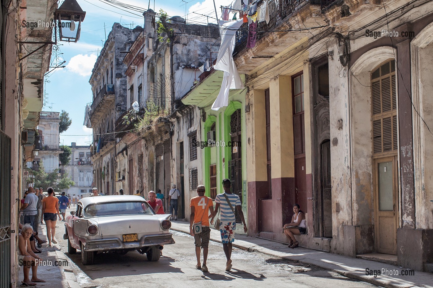 SCENE DE RUE, VIE QUOTIDIENNE, LA HAVANE, CUBA, CARAIBES 