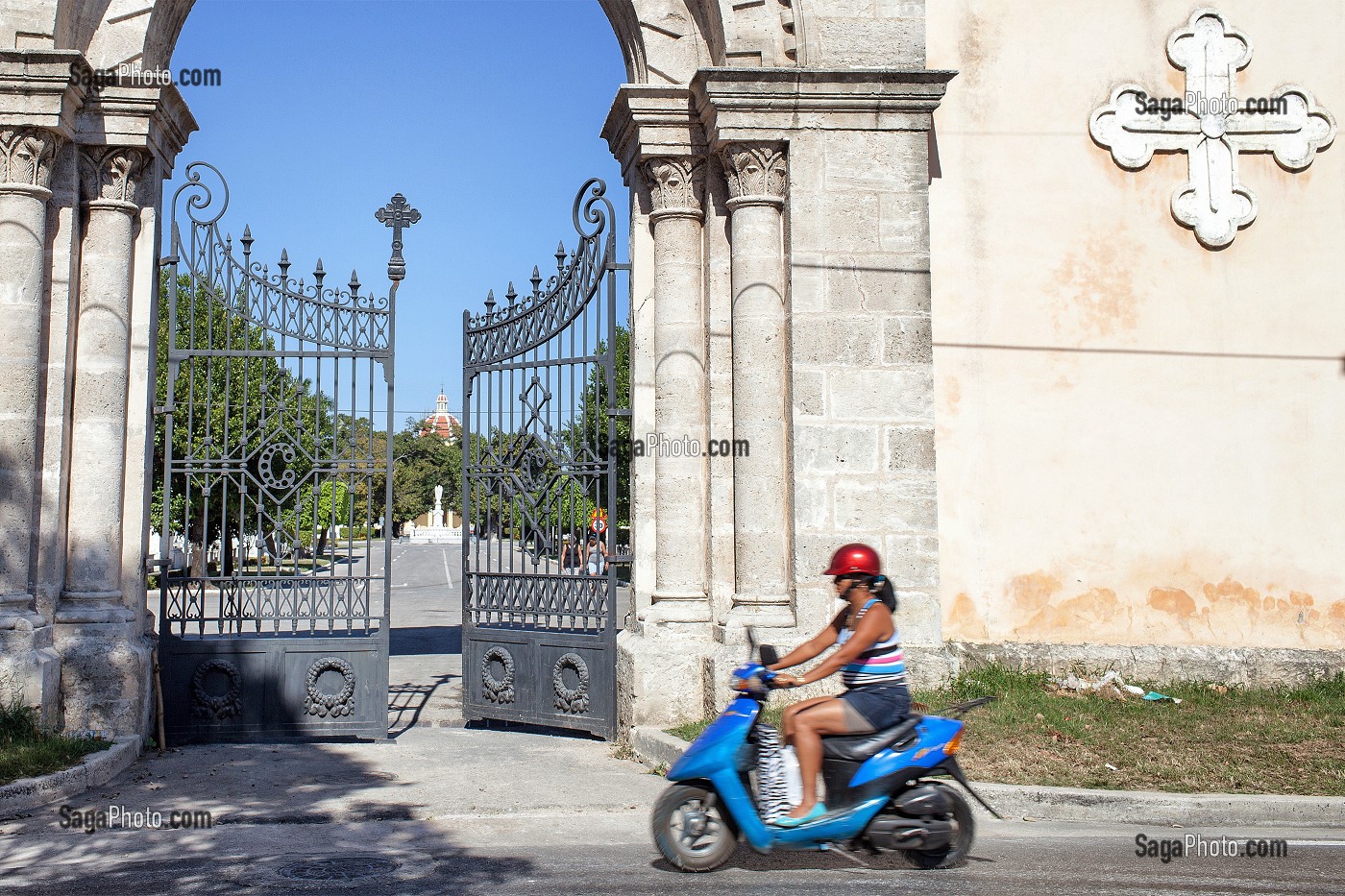CIMETIERE DE COLOMB (CIMITERO), L'UN DES PLUS GRAND CIMETIERE AU MONDE, QUARTIER DU VEDADO, LA HAVANE, CUBA, CARAIBES 