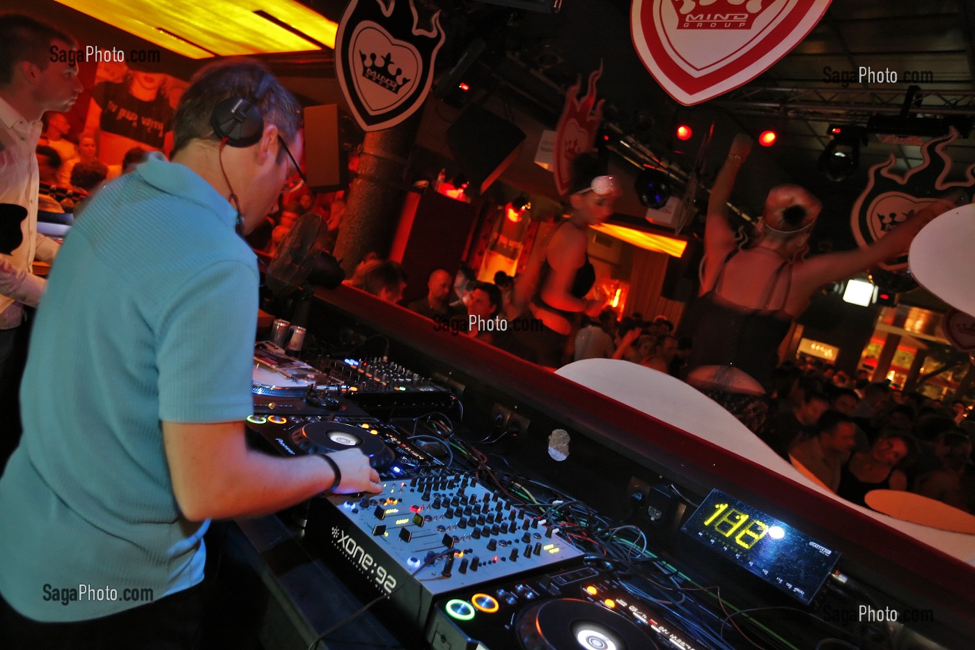 DJ, VOLKSGARTEN CLUBDISKOTHEK, VIENNE, AUTRICHE 