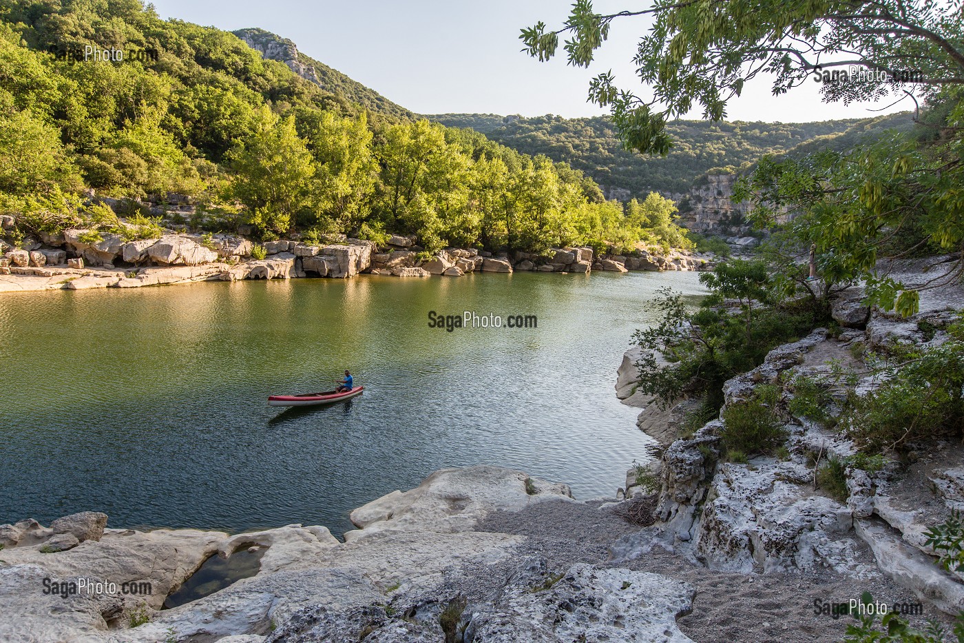 RESERVE NATURELLE DES GORGES DE L'ARDECHE, ARDECHE (07), RHONE ALPES, FRANCE 