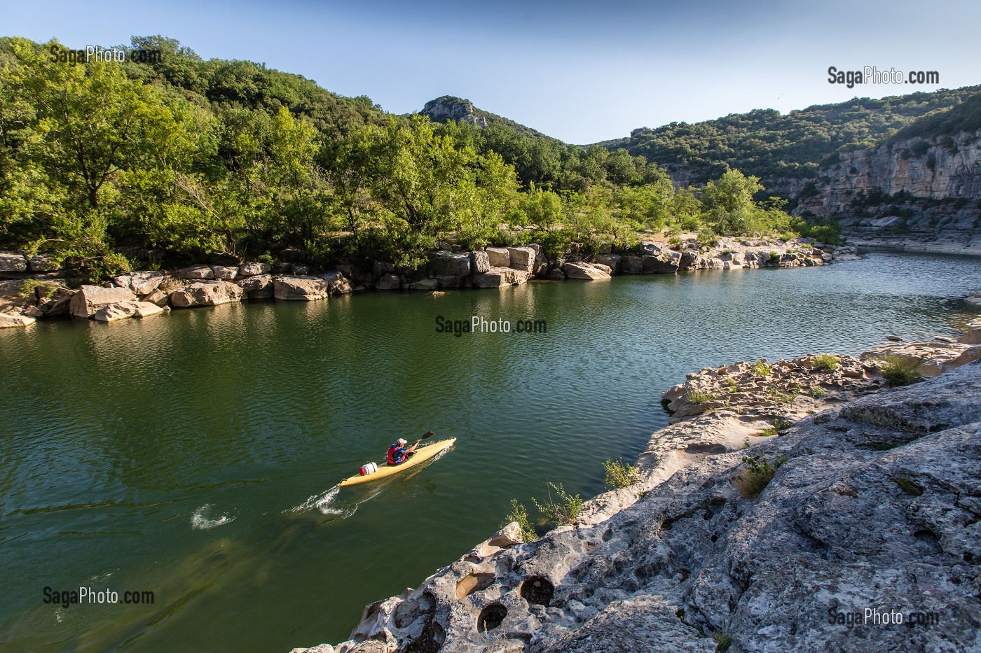 RESERVE NATURELLE DES GORGES DE L'ARDECHE, ARDECHE (07), RHONE ALPES, FRANCE 