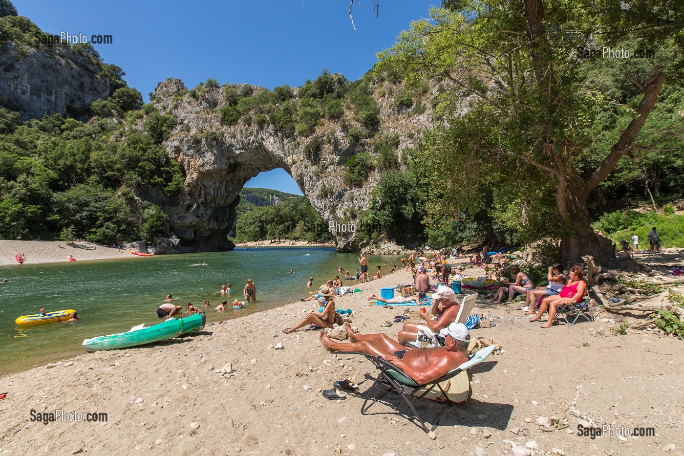 RESERVE NATURELLE DES GORGES DE L'ARDECHE, ARDECHE (07), RHONE ALPES, FRANCE 