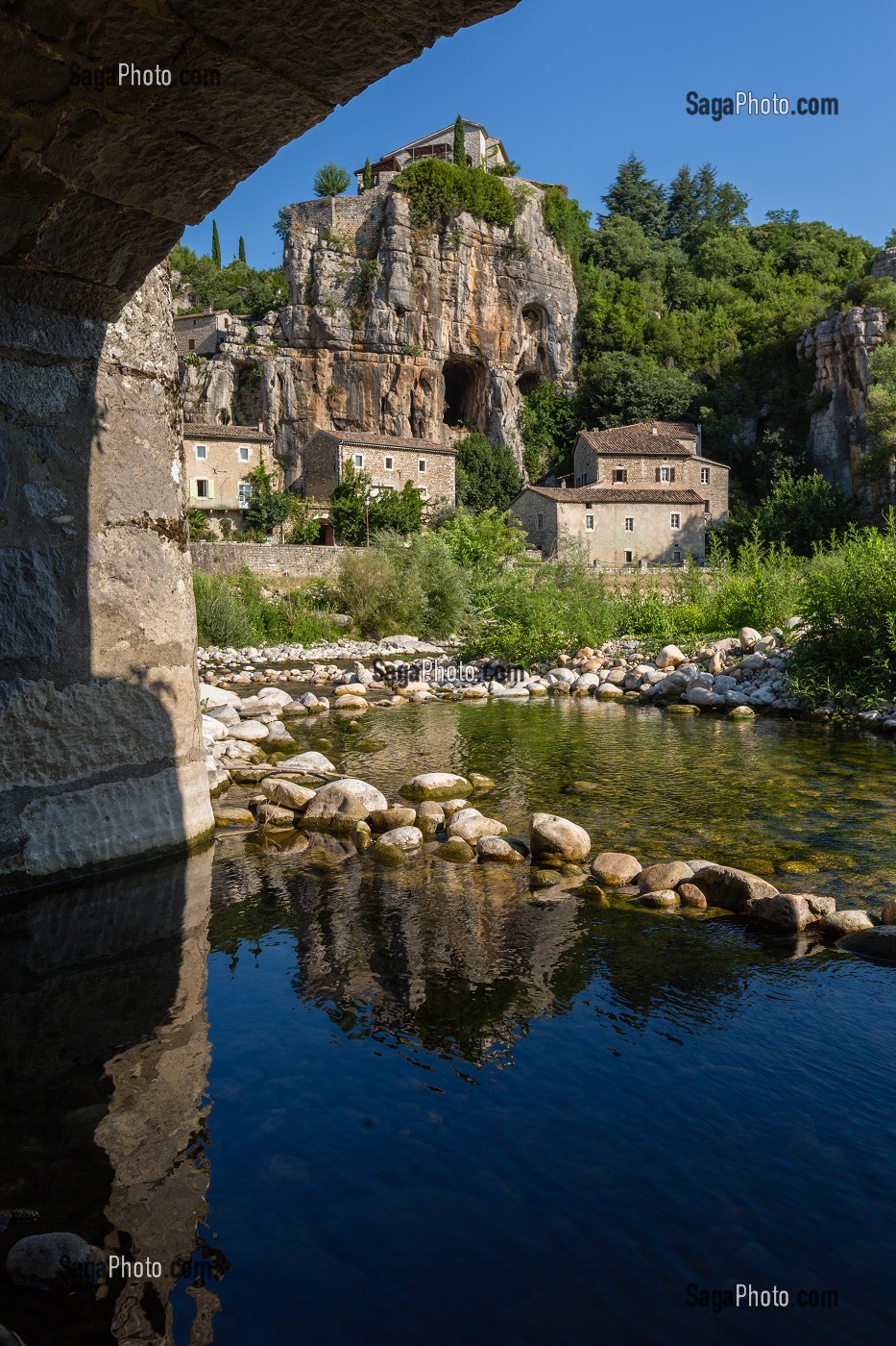 RESERVE NATURELLE DES GORGES DE L'ARDECHE, ARDECHE (07), RHONE ALPES, FRANCE 