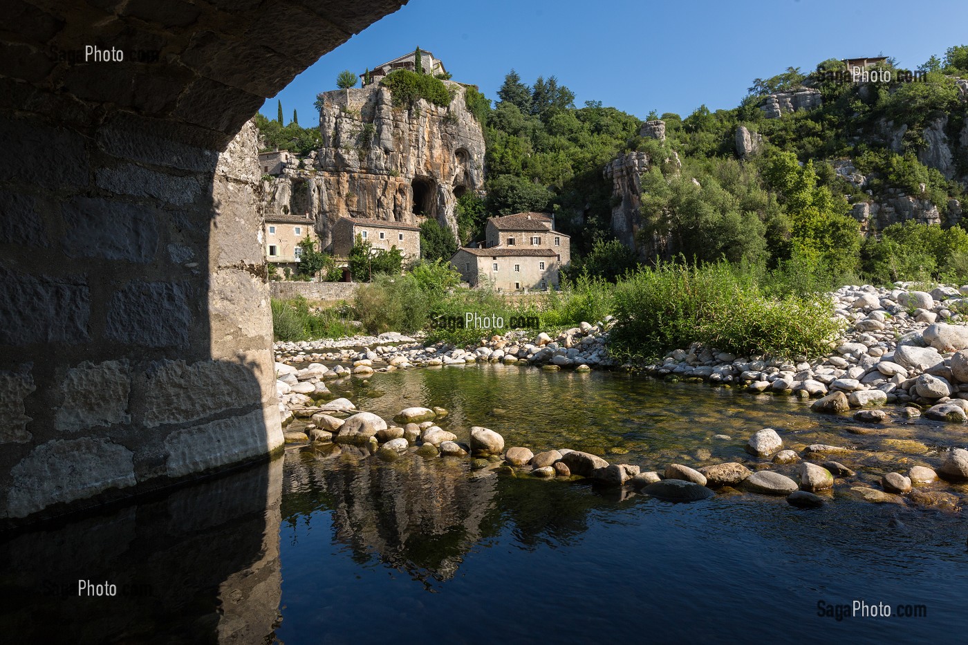RESERVE NATURELLE DES GORGES DE L'ARDECHE, ARDECHE (07), RHONE ALPES, FRANCE 