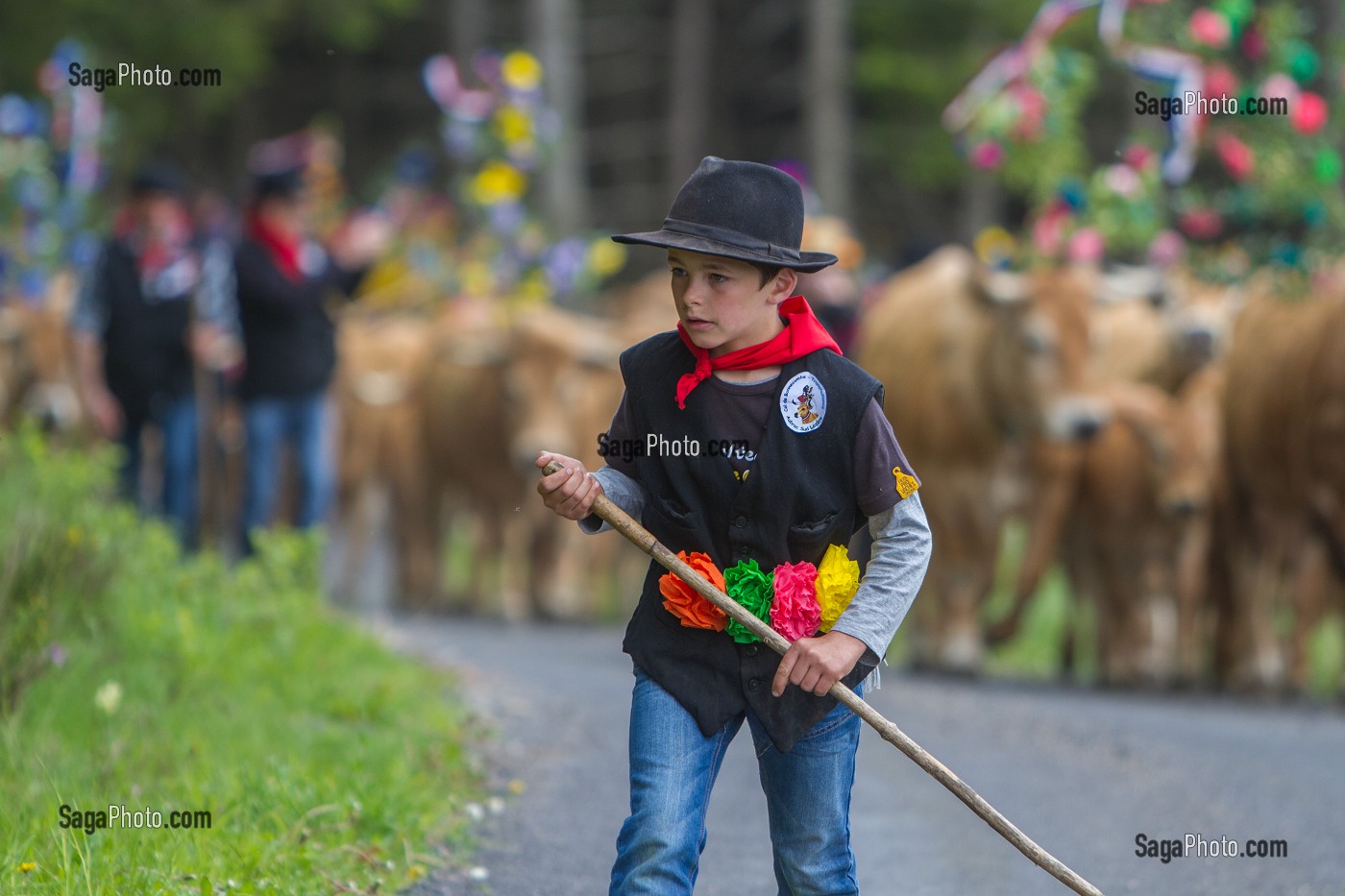 FETE DE LA TRANSHUMANCE, LOZERE (48), FRANCE 