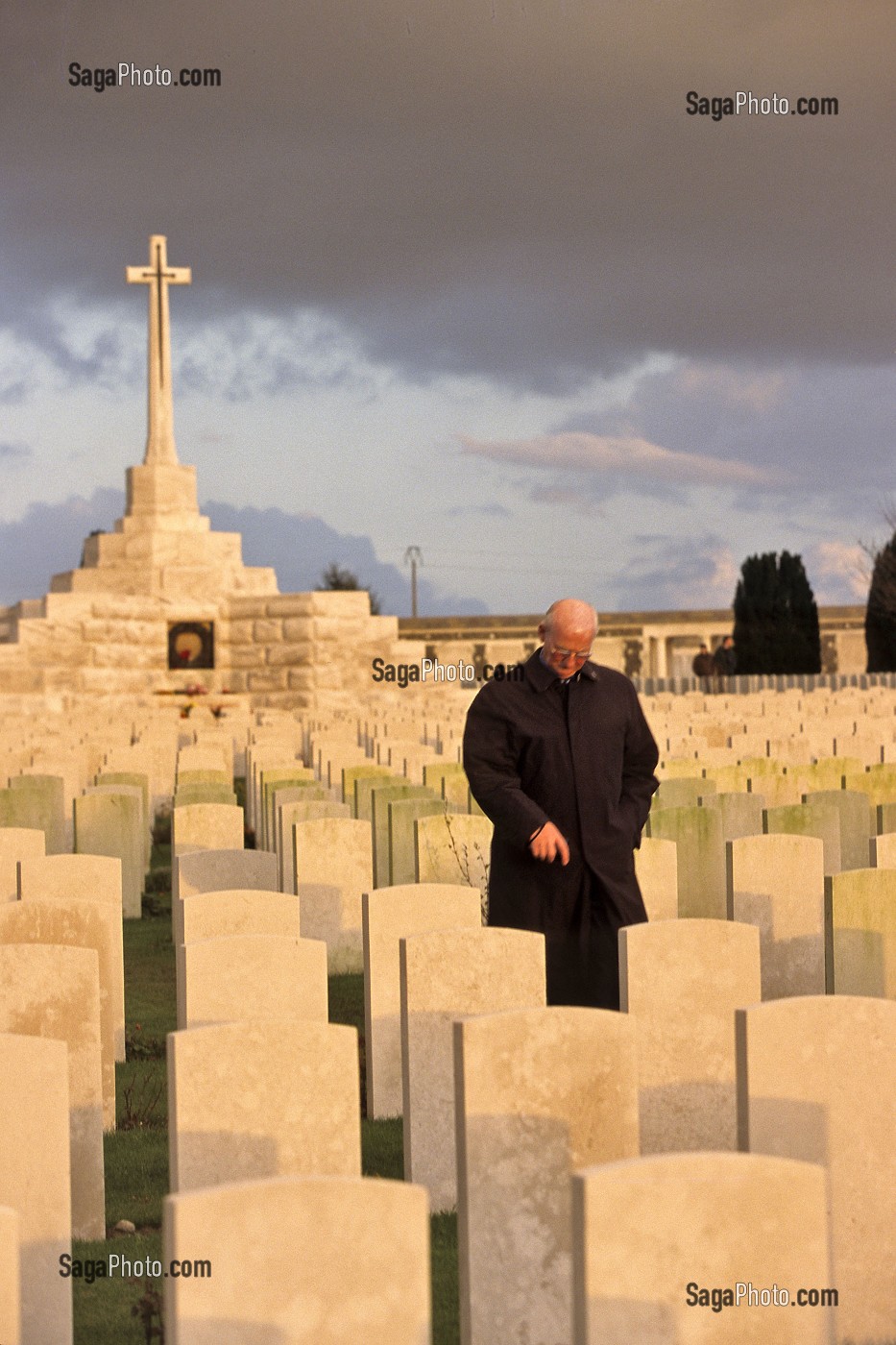CIMETIERE MILITAIRE BRITANNIQUE, TOMBES DES COMBATTANTS MORTS LORS DE LA PREMIERE GUERRE MONDIALE (1914-1918) YPRES (IEPER), BELGIQUE, FLANDRES, BELGIQUE, EUROPE 