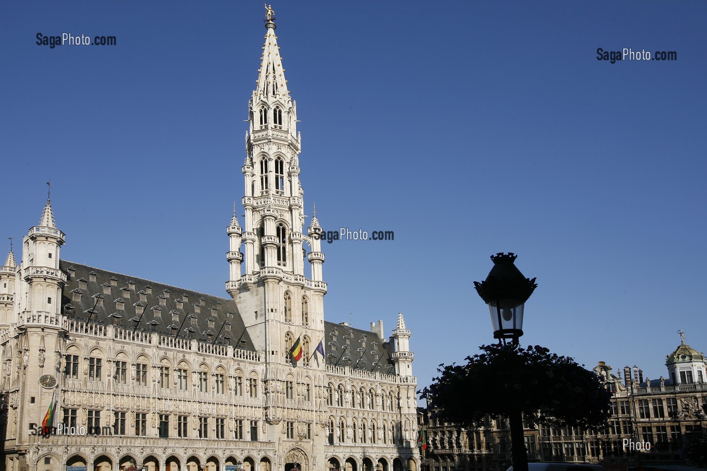 HOTEL DE VILLE, GRAND PLACE, BRUXELLES, BELGIQUE 