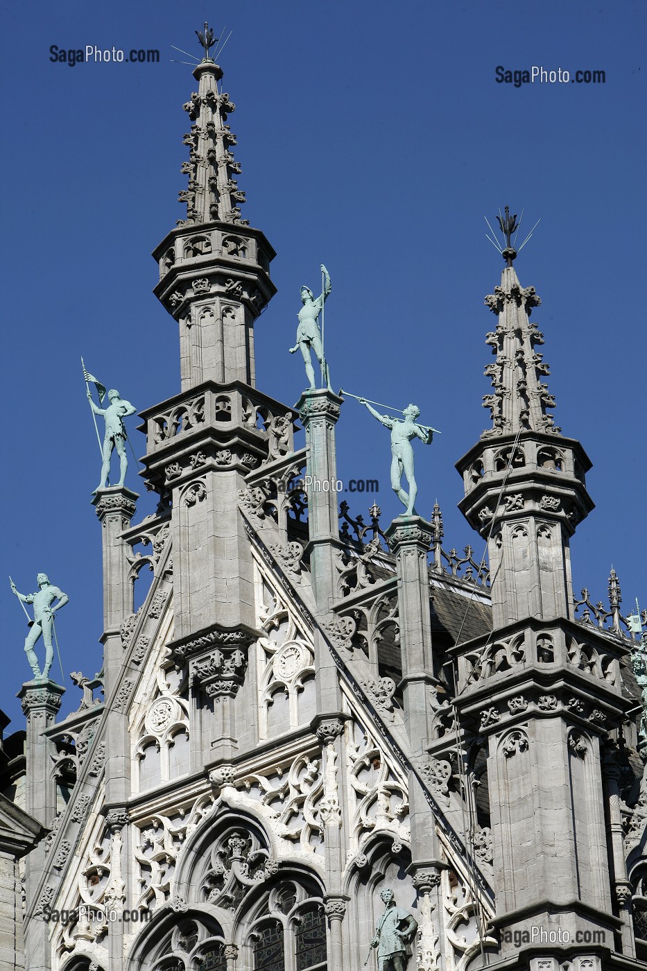 FACADE DU MUSEE DE LA VILLE DE BRUXELLES, GRAND PLACE, BRUXELLES, BELGIQUE 