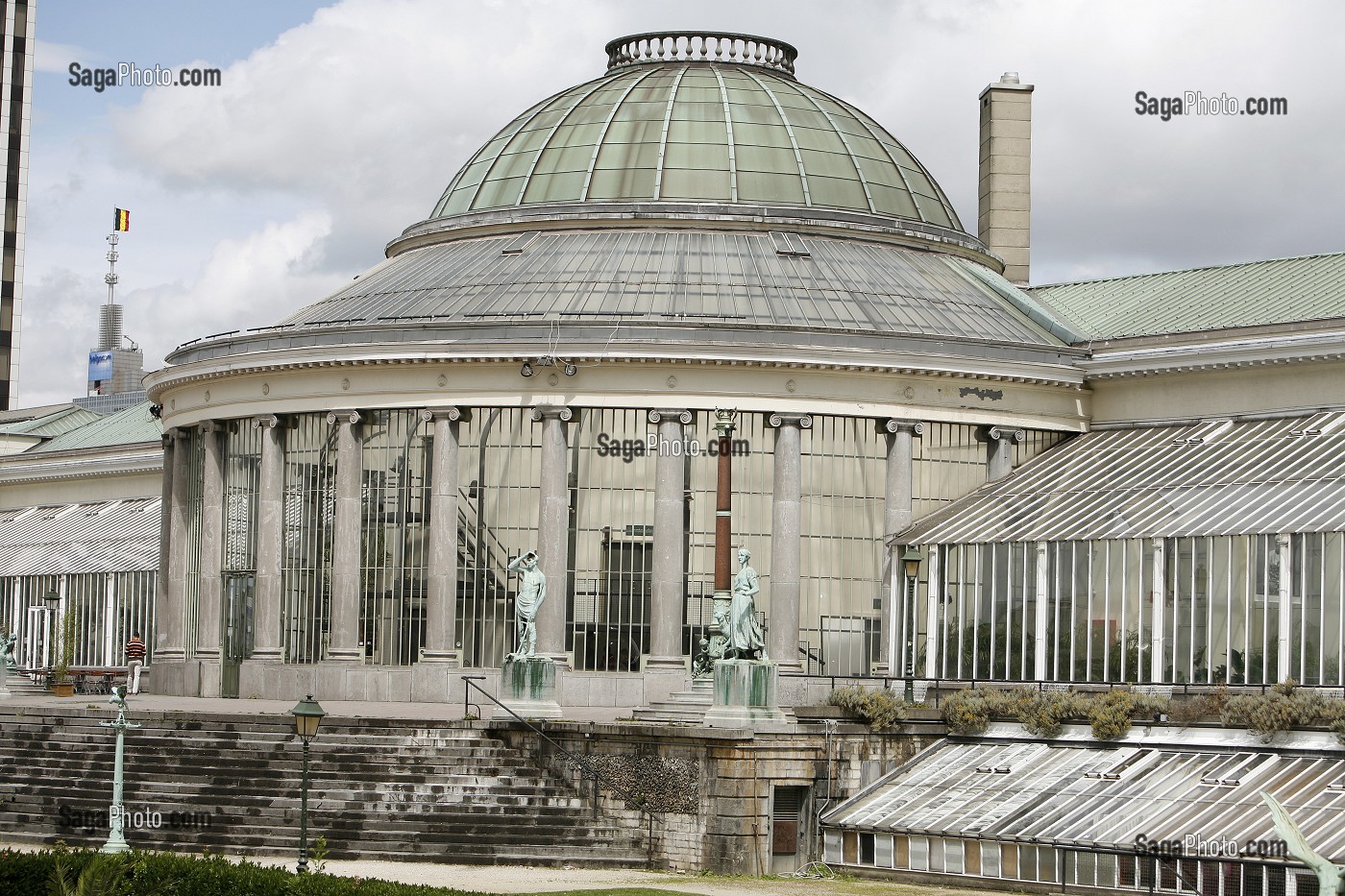 LES SERRES DU JARDIN BOTANIQUE, SALLE DE SPECTACLES DITE LE BOTANIQUE, BRUXELLES, BELGIQUE 