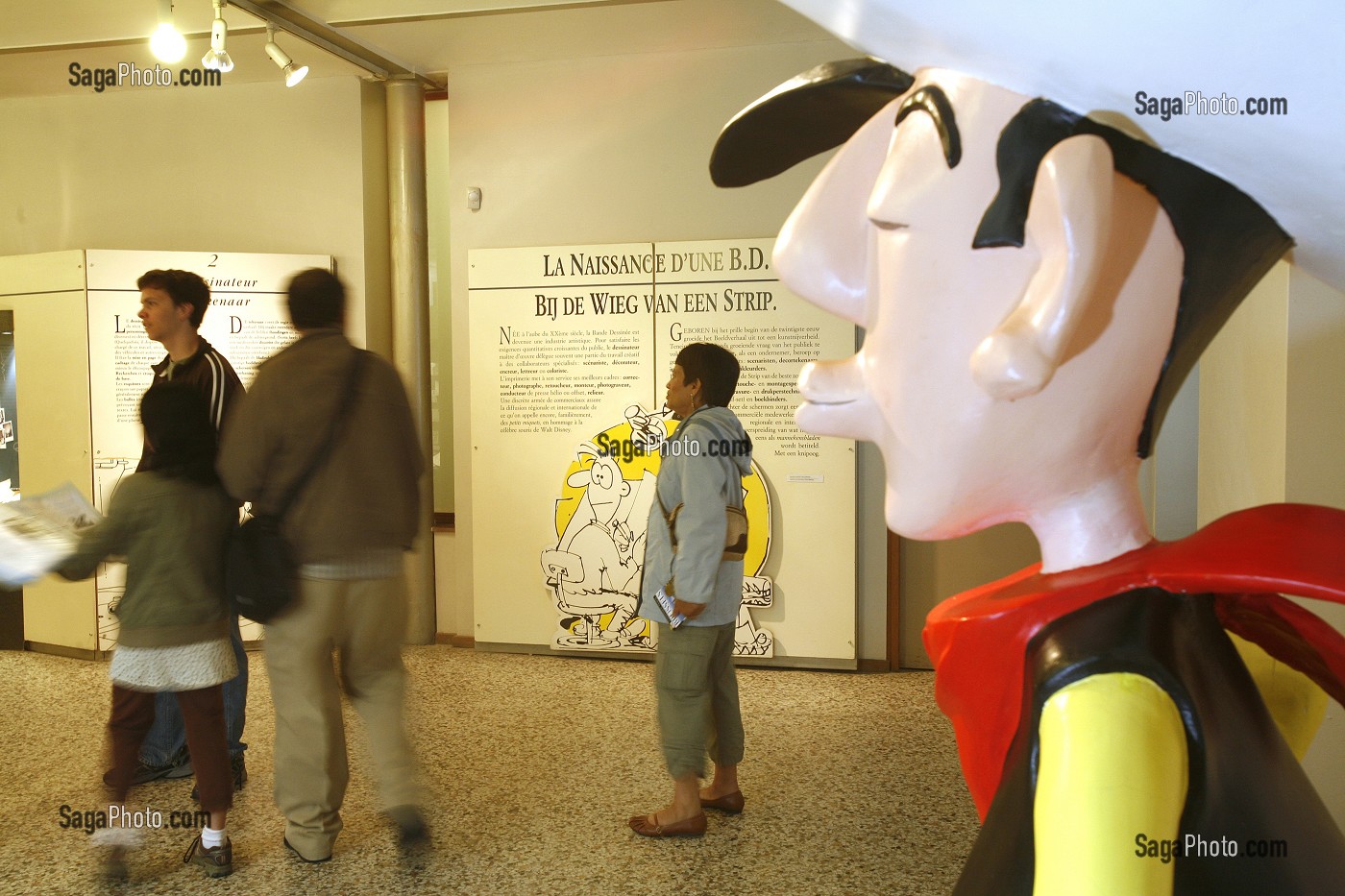 LUCKY LUKE, CENTRE BELGE DE LA BANDE DESSINEE, BRUXELLES, BELGIQUE 
