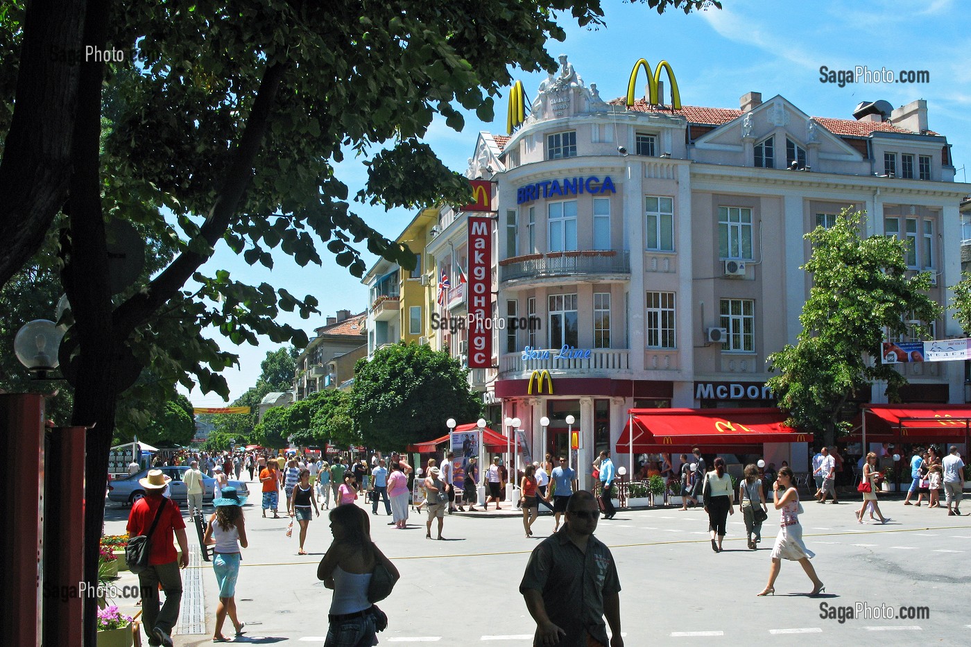 RESTAURANT MAC DONALD'S, VARNA, MER NOIRE, BULGARIE, EUROPE 