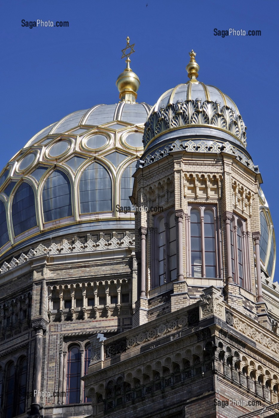 NEUE SYNAGOGE EDIFIEE EN 1866 PAR EDOUARD KNOBLAUCH, BERLIN, ALLEMAGNE 