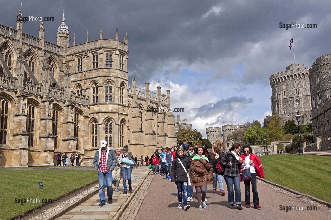 CHATEAU DE WINDSOR, BERKSHIRE, ANGLETERRE, GRANDE-BRETAGNE, ROYAUME-UNI 
