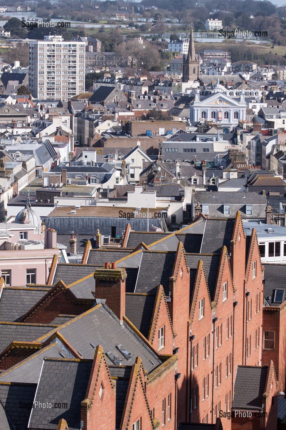 SAINT-HELIER, ILE DE JERSEY, ILES ANGLO-NORMANDES 