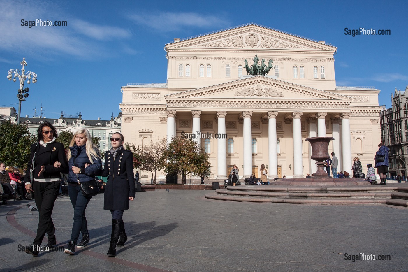 THEATRE DU BOLCHOI, MOSCOU, CAPITALE DE LA RUSSIE 