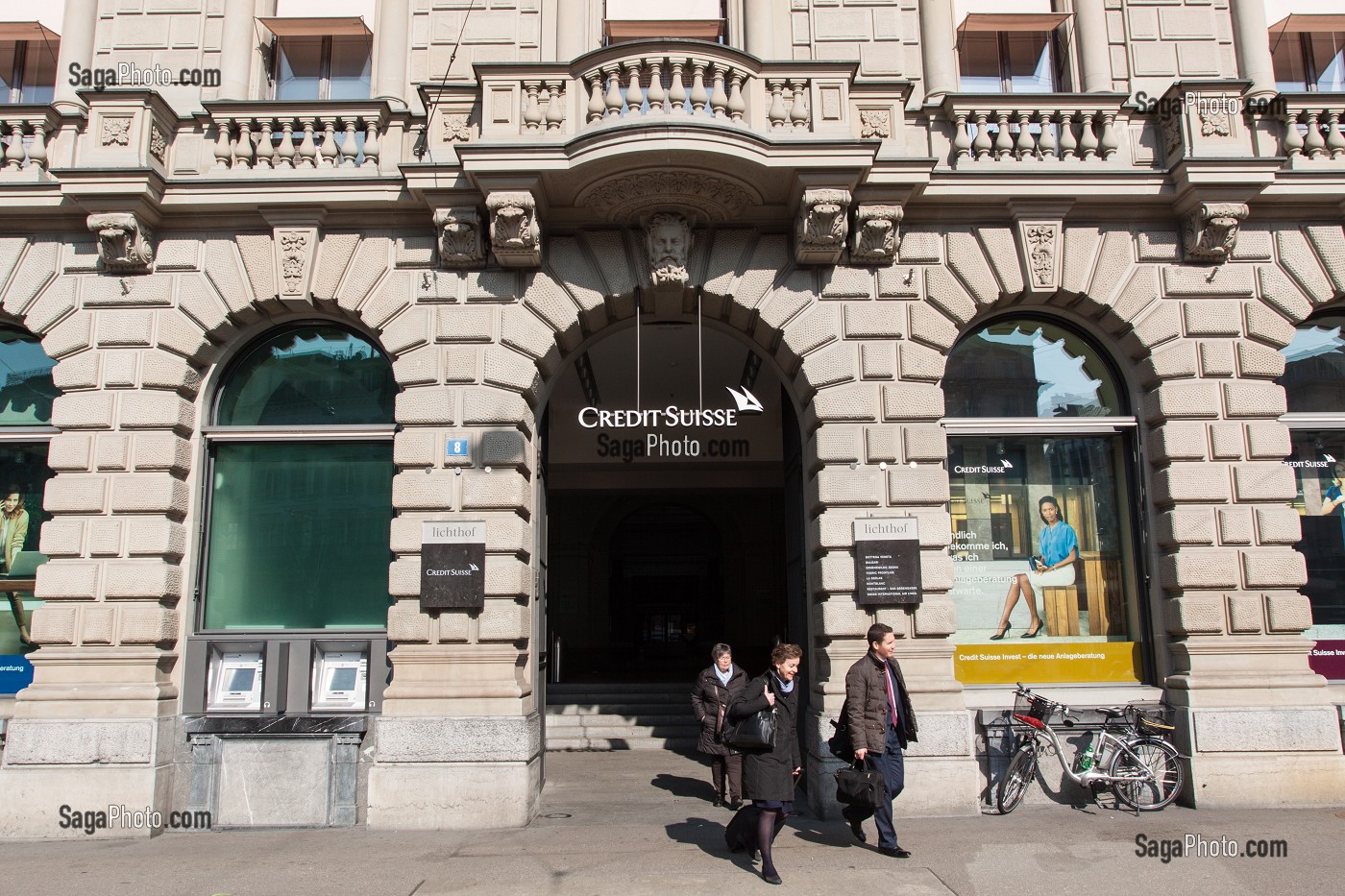 ILLUSTRATION SUISSE, PARADIS FISCAL, ZURICH, SUISSE 