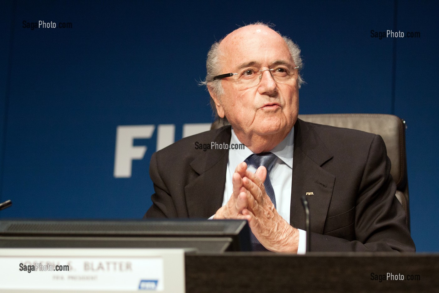 JOSEPH SEP BLATTER, PRESIDENT DE LA FIFA 