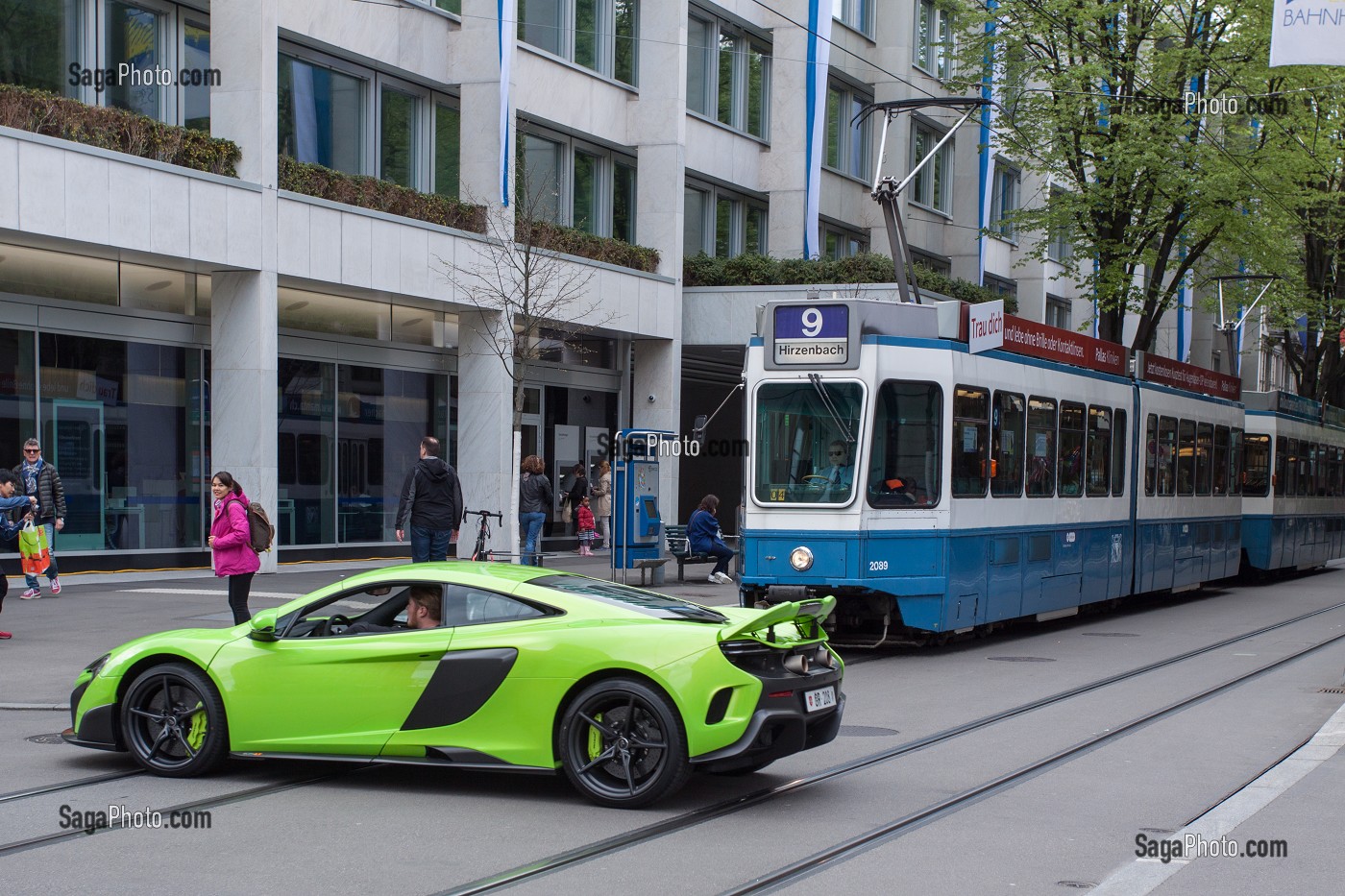 VILLE DE ZURICH, CANTON DE ZURICH, SUISSE 