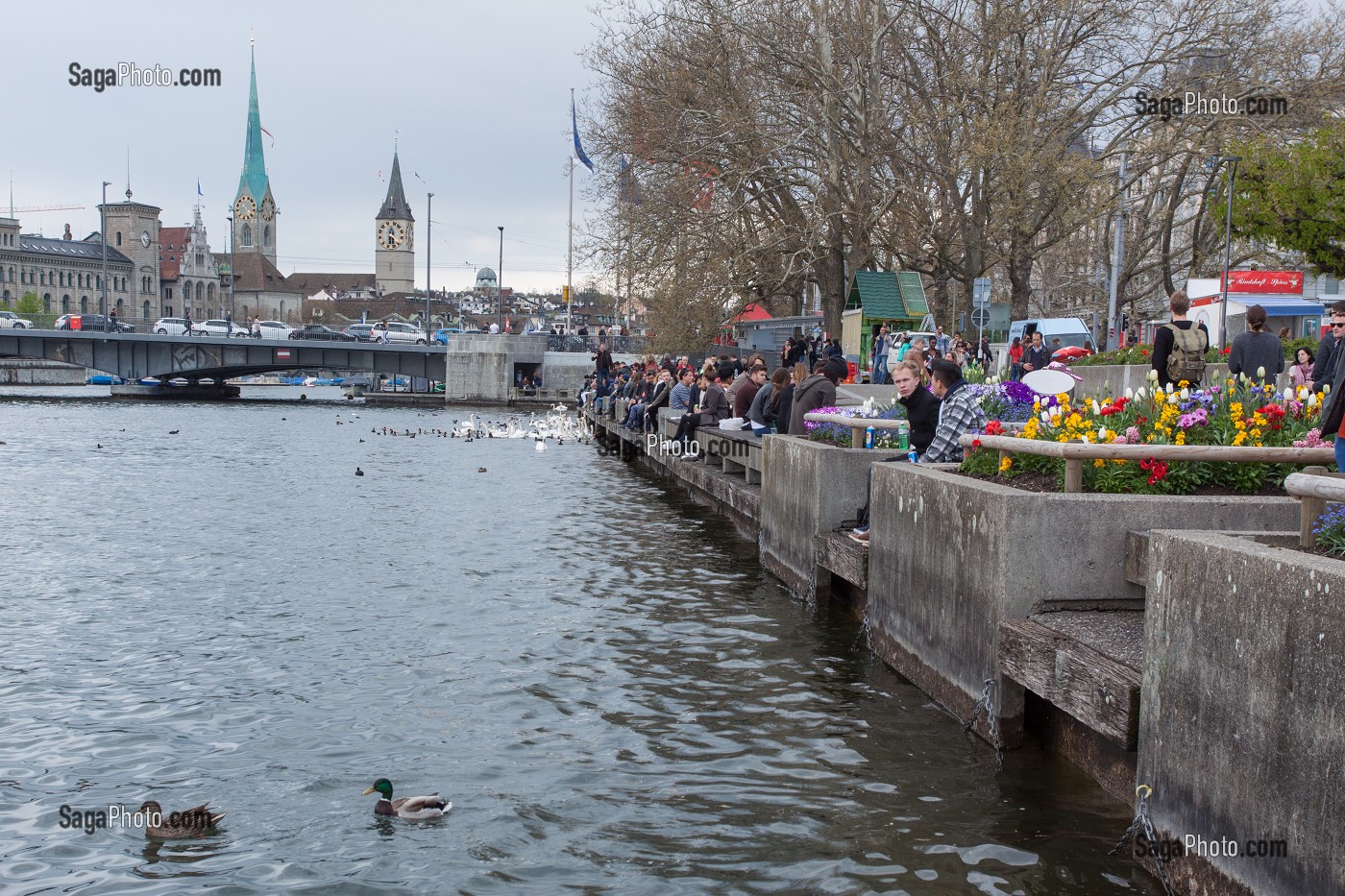 VILLE DE ZURICH, CANTON DE ZURICH, SUISSE 