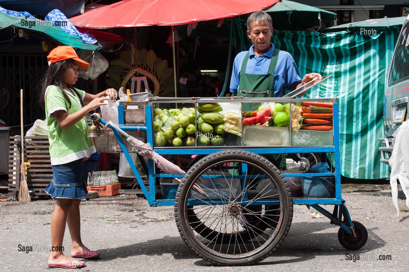 MARCHE, THAILANDE, ASIE 