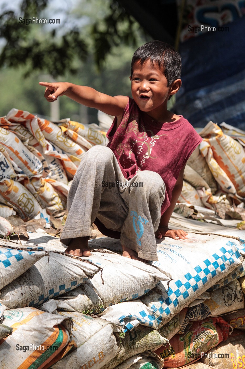 FLEUVE SAPHAN ET INONDATIONS, THAILANDE, ASIE 