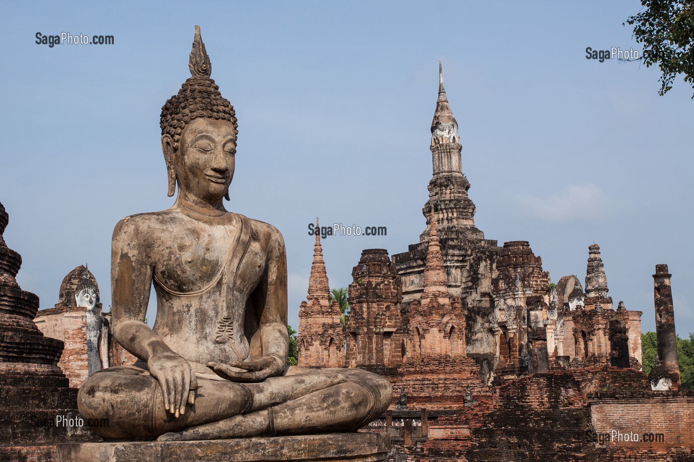 PARC HISTORIQUE DE SUKHOTHAI, THAILANDE, ASIE 