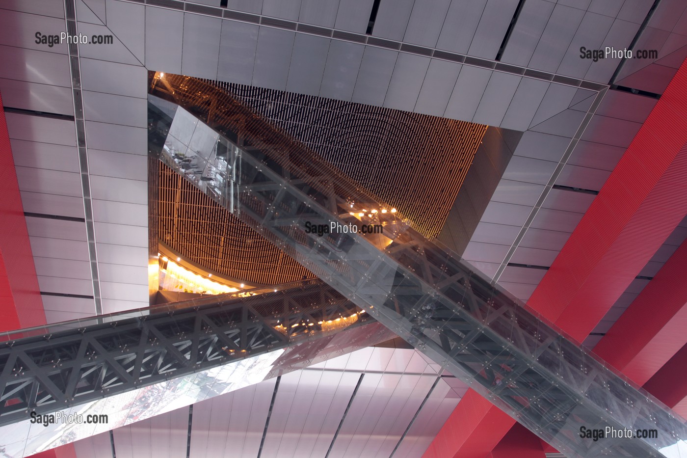 RAMPES D'ACCES AU PAVILLON DE LA CHINE LORS DE L'EXPOSITION UNIVERSELLE DE SHANGHAI DE 2010, SHANGHAI WORLD EXPO, SHANGHAI, REPUBLIQUE POPULAIRE DE CHINE 