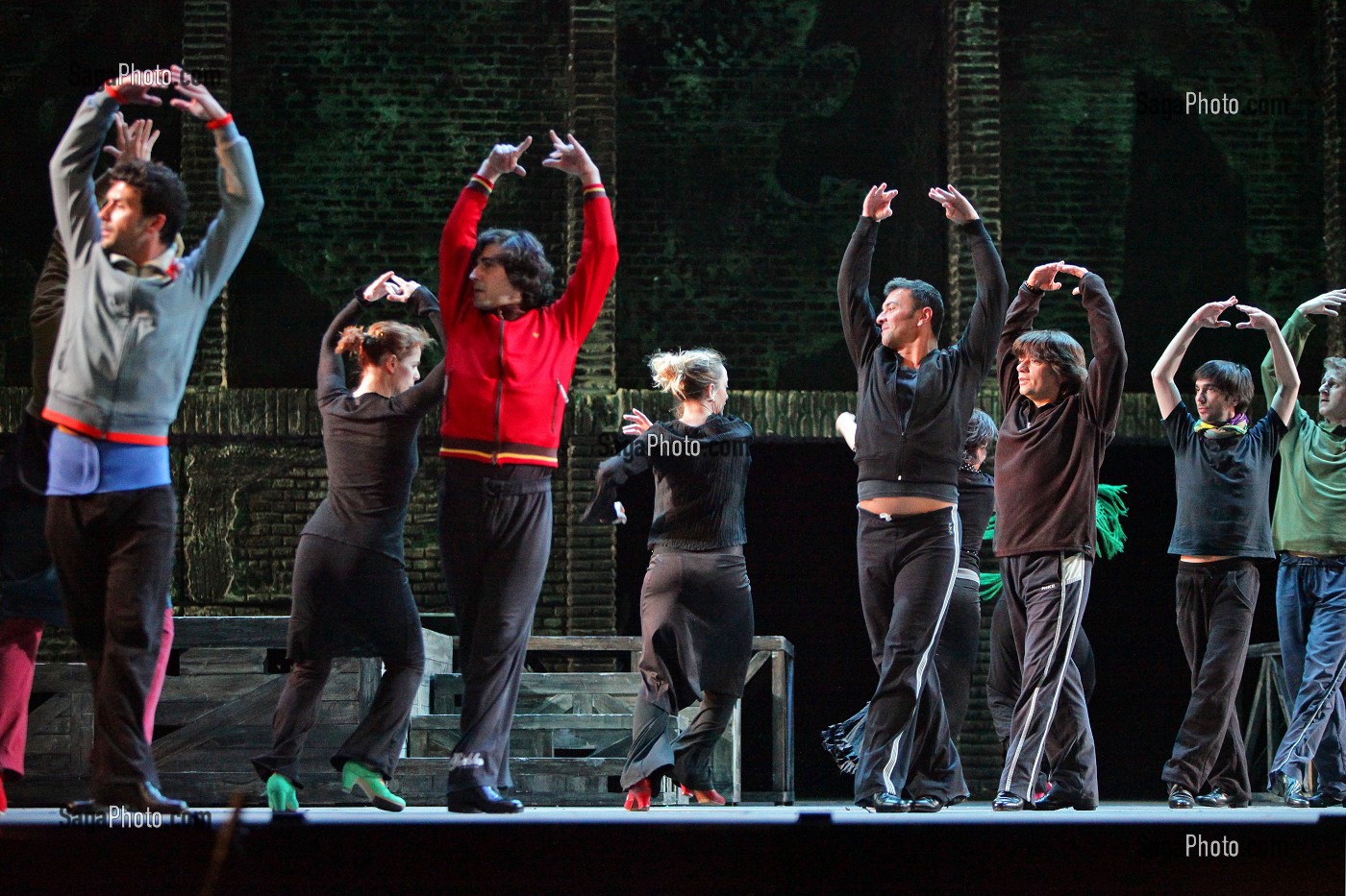 REPETITION D'UN SPECTACLE, TEATRO DE ZARZUELA (THEATRE, CABARET, DANSE ET CHANT TRADITIONNEL, MADRID, ESPAGNE 