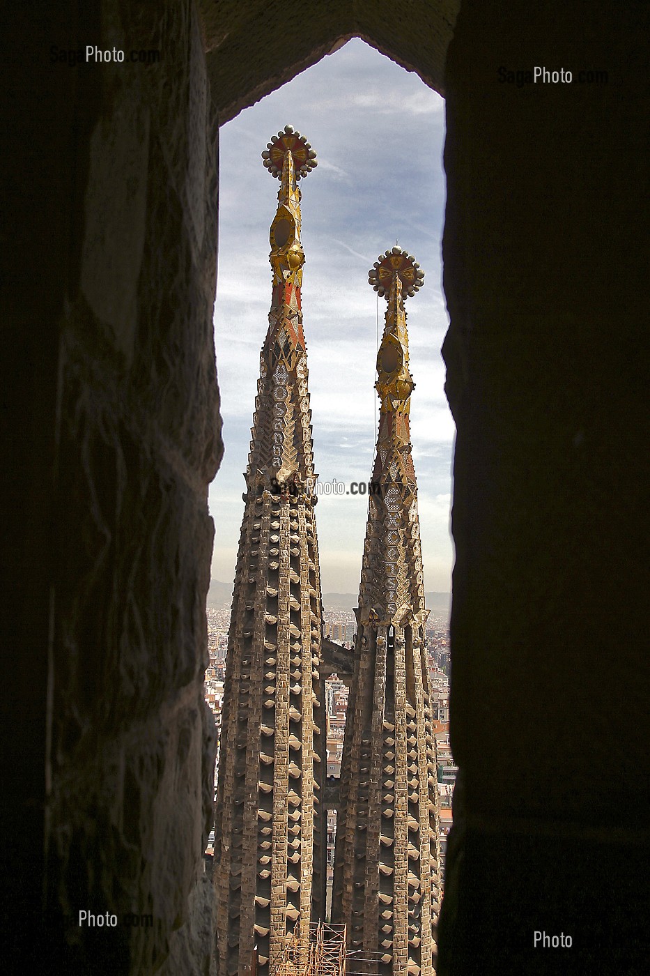 LA SAGRADA FAMILIA, BARCELONE, ESPAGNE, EUROPE 