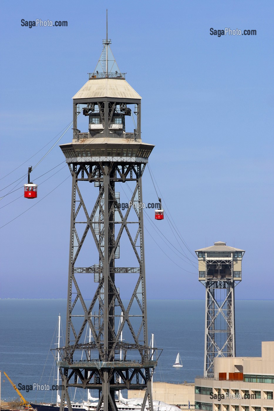 TELEPHERIQUE PORT DE BARCELONE, ESPAGNE, EUROPE 