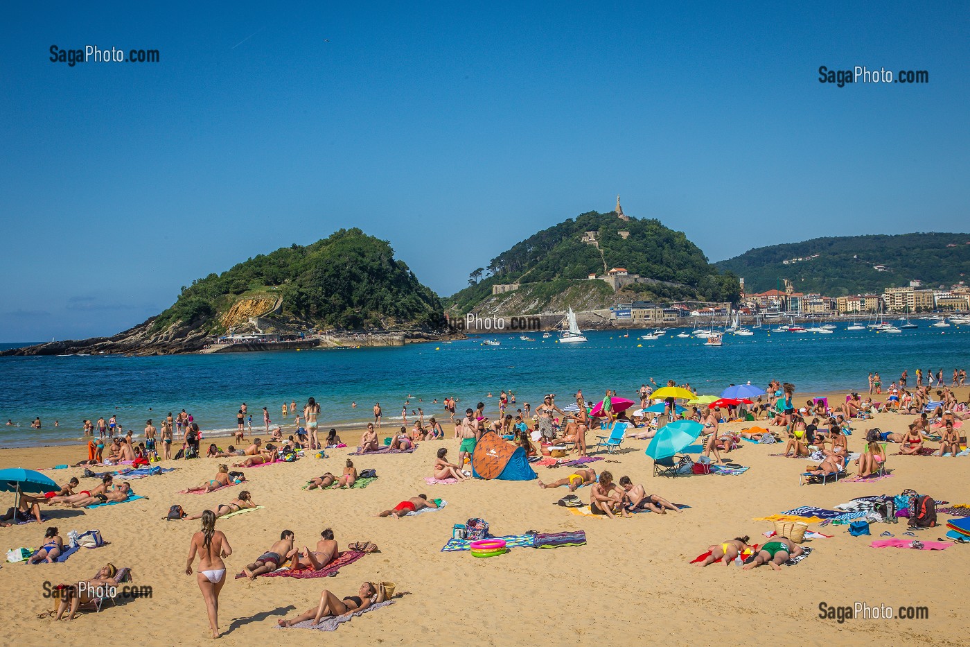 SAINT SEBASTIEN, DONOSTIA, CAPITALE EUROPEENNE DE LA CULTURE 2016, PAYS BASQUE, ESPAGNE 